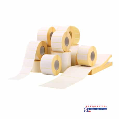 Etiquettes PRODUITS FINIS - papier adhésif permanent lg 59 x ht 90 mm